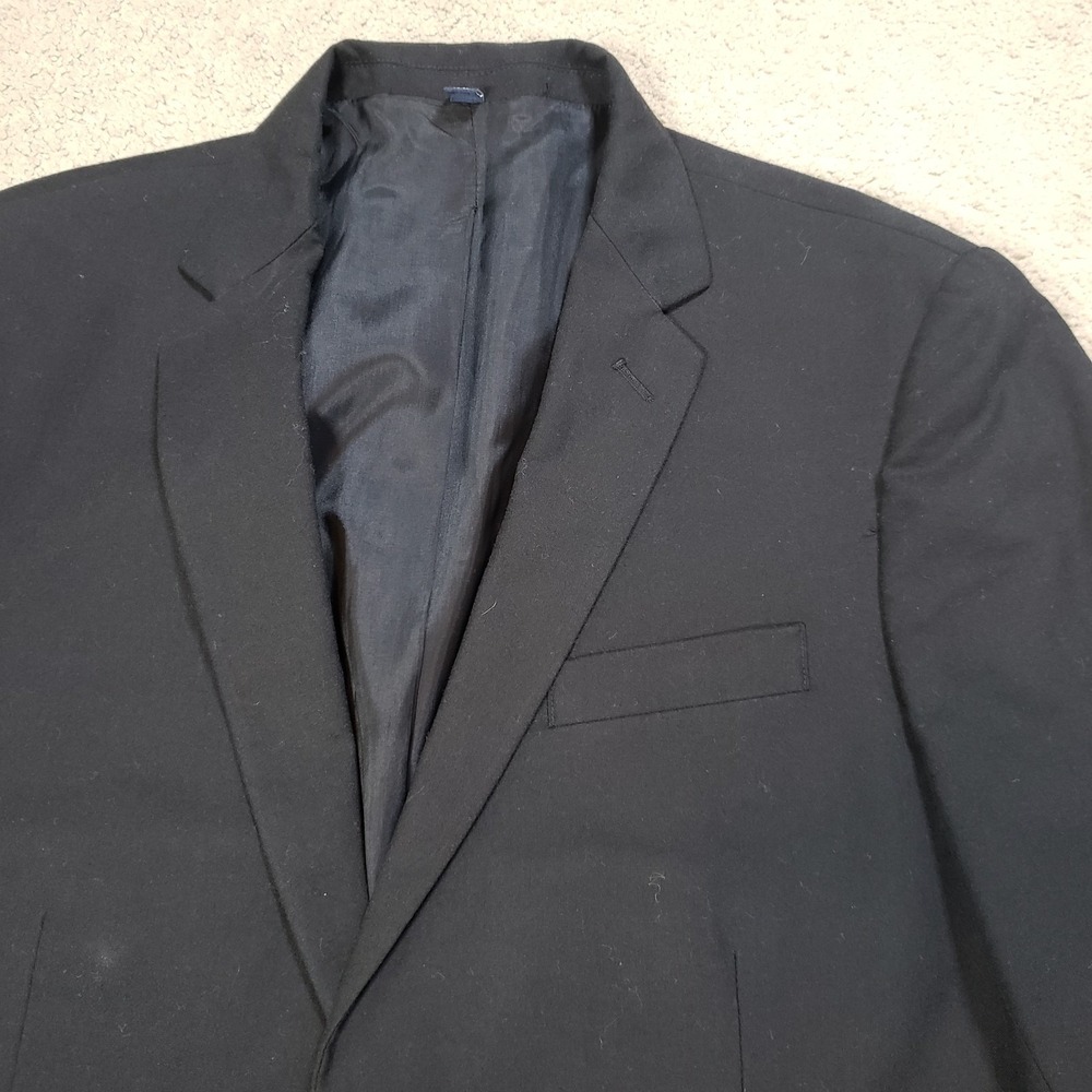 J. Crew Mens Thompson Blazer Black 42R Wool Stretch Jacket Sport Coat Preppy - Picture 4 of 14